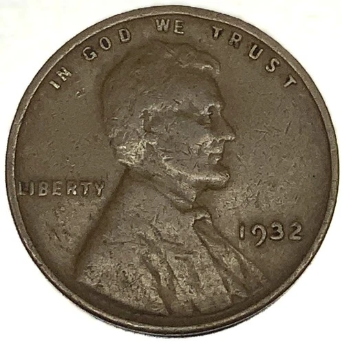 1932-P Lincoln Wheat Cent Penny 1c ~Fine Condition Early Date~ 2247