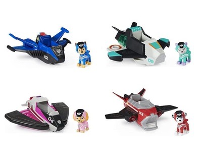 Paw Patrol, Jet to The Rescue Deluxe Transforming Vehicles with Lights & Sounds