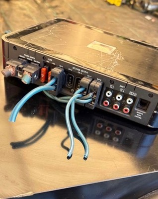 Alpine PDX-V9 5-channel car audio amplifier working condition no