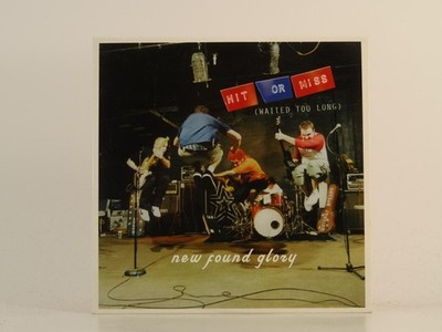 NEW FOUND GLORY HIT OR MISS (H1) 1 Track Promo CD Single including Card Sleeve M
