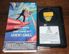 A View to a Kill 1985 CBS/FOX 1st Release Betamax Beta NOT VHS James Bond 007