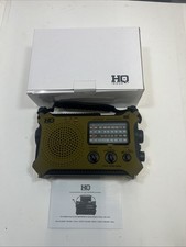 HQ Issue HQ500 Solar Crank AM/FM/SW  NOAA Weather Radio   New