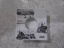 H&ouml;sch Souvenir Porzellan Leuchter / Kerzenhalter - Kurzentrum Wei&szlig;enstadt 2008