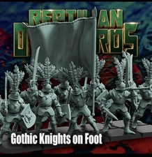 Fantasy Empire Gothic Foot Knights x10 28mm heavy infantry custom order