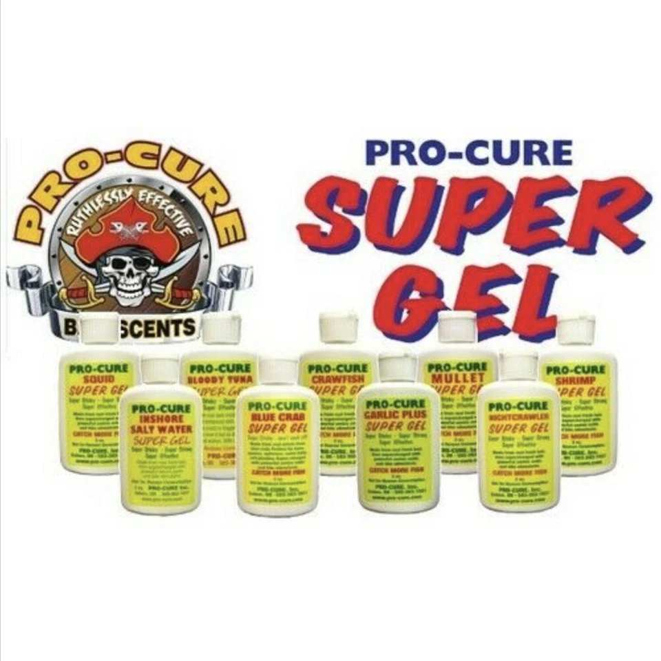 Pro-Cure 8 oz Super Gel Fishing Bait Fish...You Pick Scent...Qty Discount..NEW - Image 3 of 4