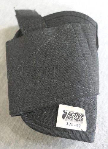 Active Pro Gear Cordura LH Snap Thumb Break Gun Pistol Revolver Holster 17L-42 - Picture 3 of 7