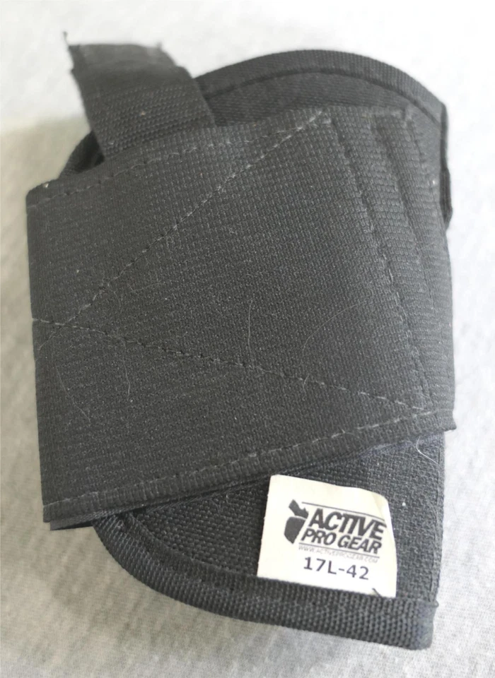 Active Pro Gear Cordura LH Snap Thumb Break Gun Pistol Revolver Holster 17L-42 - Image 3 of 4
