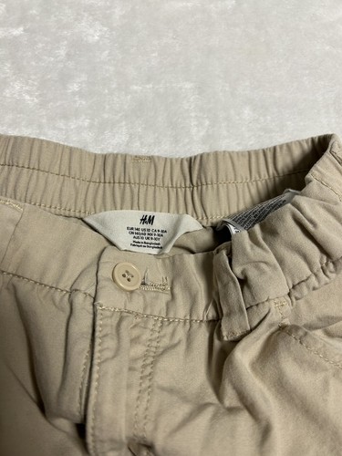 Girls H&M brown khaki cargo pants size 10 - Picture 2 of 3