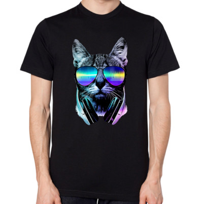 Katze DJ T-Shirt