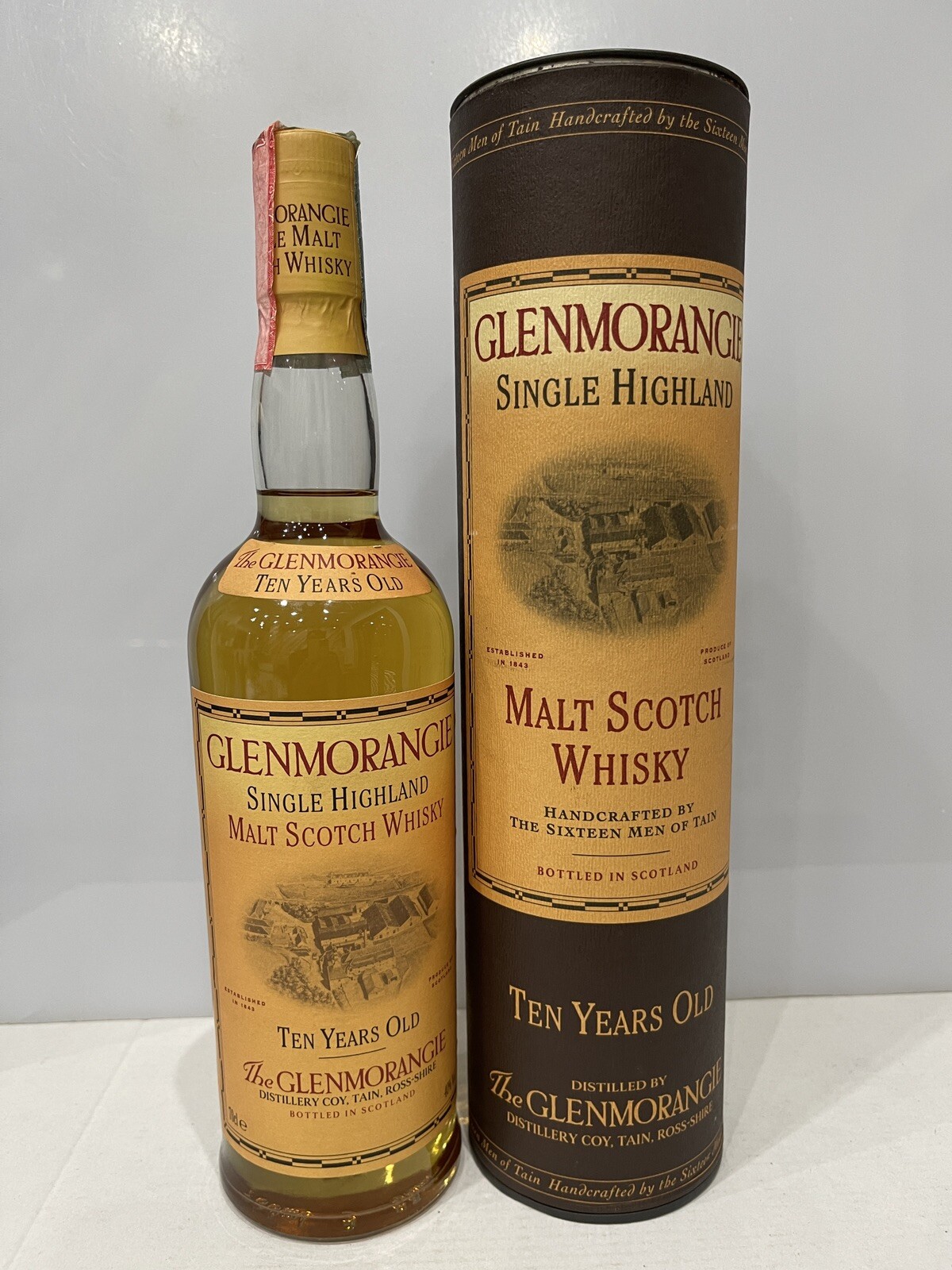 Glenmorangie 10yo Single Highland Malt Scotch Whisky Dist. Ross Shire 70cl 40% V product image