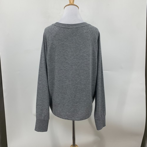 Juicy Couture Lightweight Sweatshirt Womens M Medium Leopard Logo Thumb Holes - Picture 3 of 12