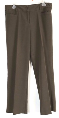 Women's 1830 Eighteen Thirty Milk Chocolate Brown Dress Pants Back Faux  Pockets | eBay