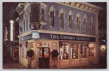 Disneyland Upjohn Pharmacy 1880s Replica Main Street USA Anaheim UNP Postcard b2