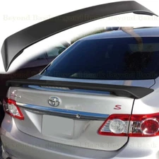 For 2009 10 11 2012 2013 Toyota COROLLA Factory Style Spoiler w/LED MATTE BLACK