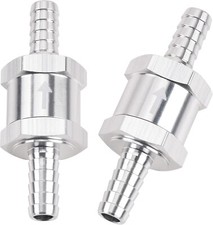 14 Fuel Check Valve One Way Inline Non Return Diesel Gasoline Black 6mm 2pcs 14 Fuel Check Valve One Way Inline Non Return Diesel Gasoline Black 6mm 2pcs