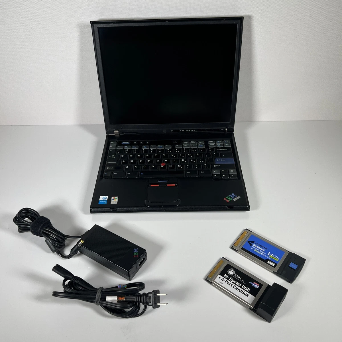 IBM ThinkPad Type 2373 T40 Intel Pentium M 1.50GHz 2GB RAM 250GB HD 14