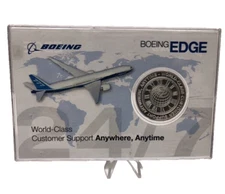 BOEING EDGE 777 CUSTOMER SERVICE COIN