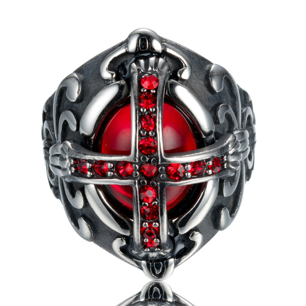 その他 grand crusaders ring Skull Ring | Guardian Cross Ring | Biker Jewelry | Sanity Jewelry