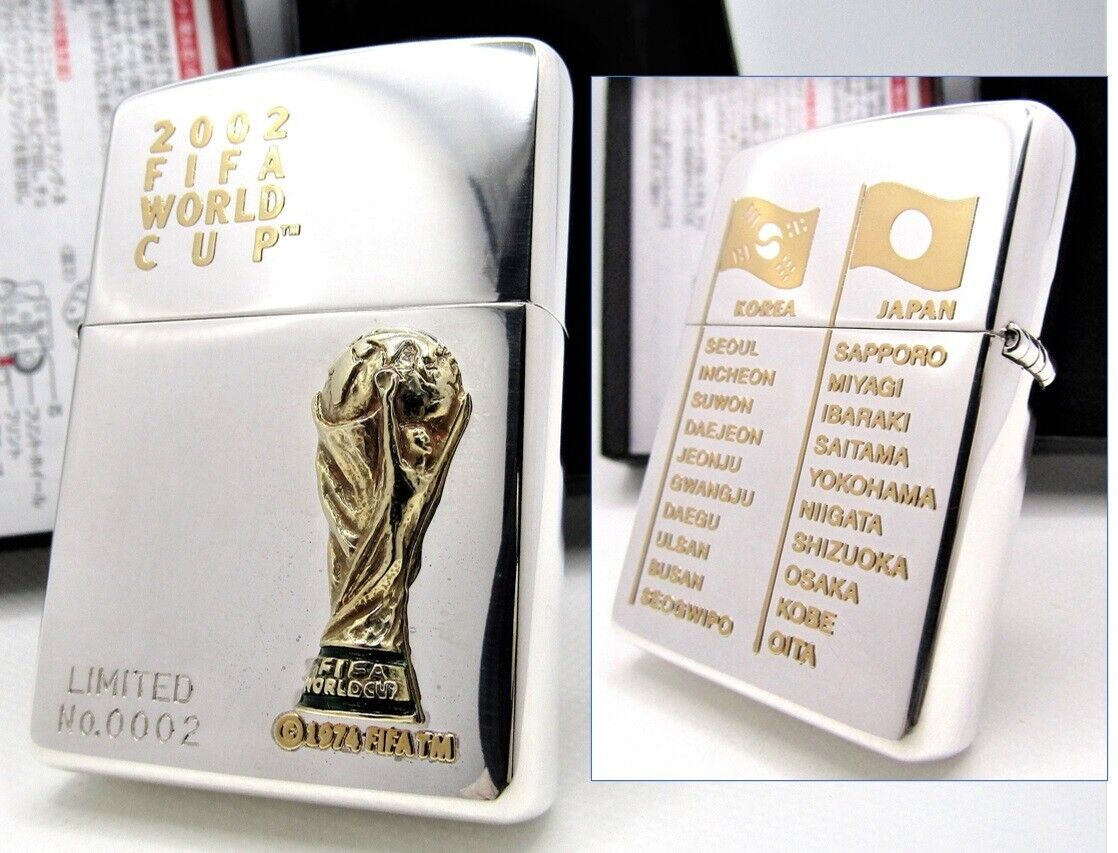 ☆ Zippo FIFA WORLD CUP KOREA JAPAN 2002年 日韓ワールド ☆ Zippo FIFA WORLD CUP KOREA JAPAN 2002年 日韓ワールド