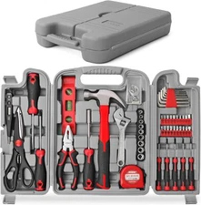 Home & Garrage Hand Tools Kit Set with Hammer, Socket, Screwdriver, Plier-54 Pcs