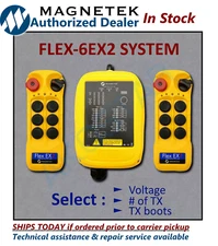 Magnetek FLEX-6EX2-09-2T/1T New Overhead Crane Hoist Radio Remote Control System