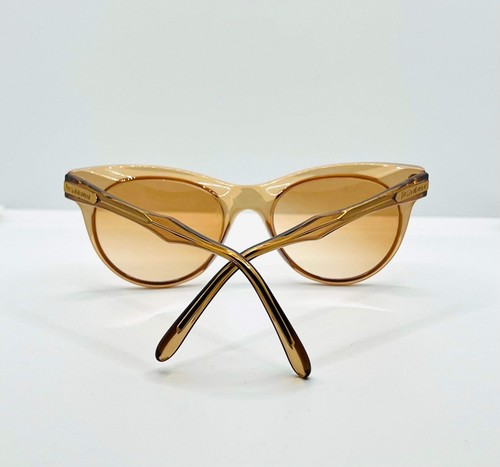 Yves Saint Laurent PROCRIS-Honey Crystal Sunglasses-Vintage 1980s Deadstock-NOS - Picture 5 of 12