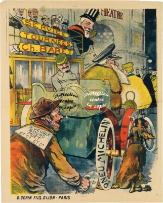 VéLO/CYCLES PNEU MICHELIN Rf0351 - POSTER HQ 40x60cm d'une AFFICHE