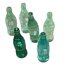 VINTAGE MINIATURE REPLICA COCA COLA PLATIC BOTTLES