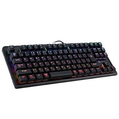 iClever Gaming Keyboard Red Axis Tenkeyless Japanese Layout Wired 91 Key