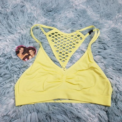 yellow bralette top