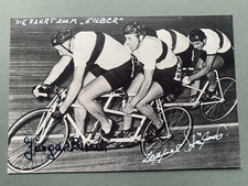 LOTHAR ST&Auml;BER & J&Uuml;RGEN SIMON (&dagger;) Olympiasilber 1960  Radsport signed Foto 10x15