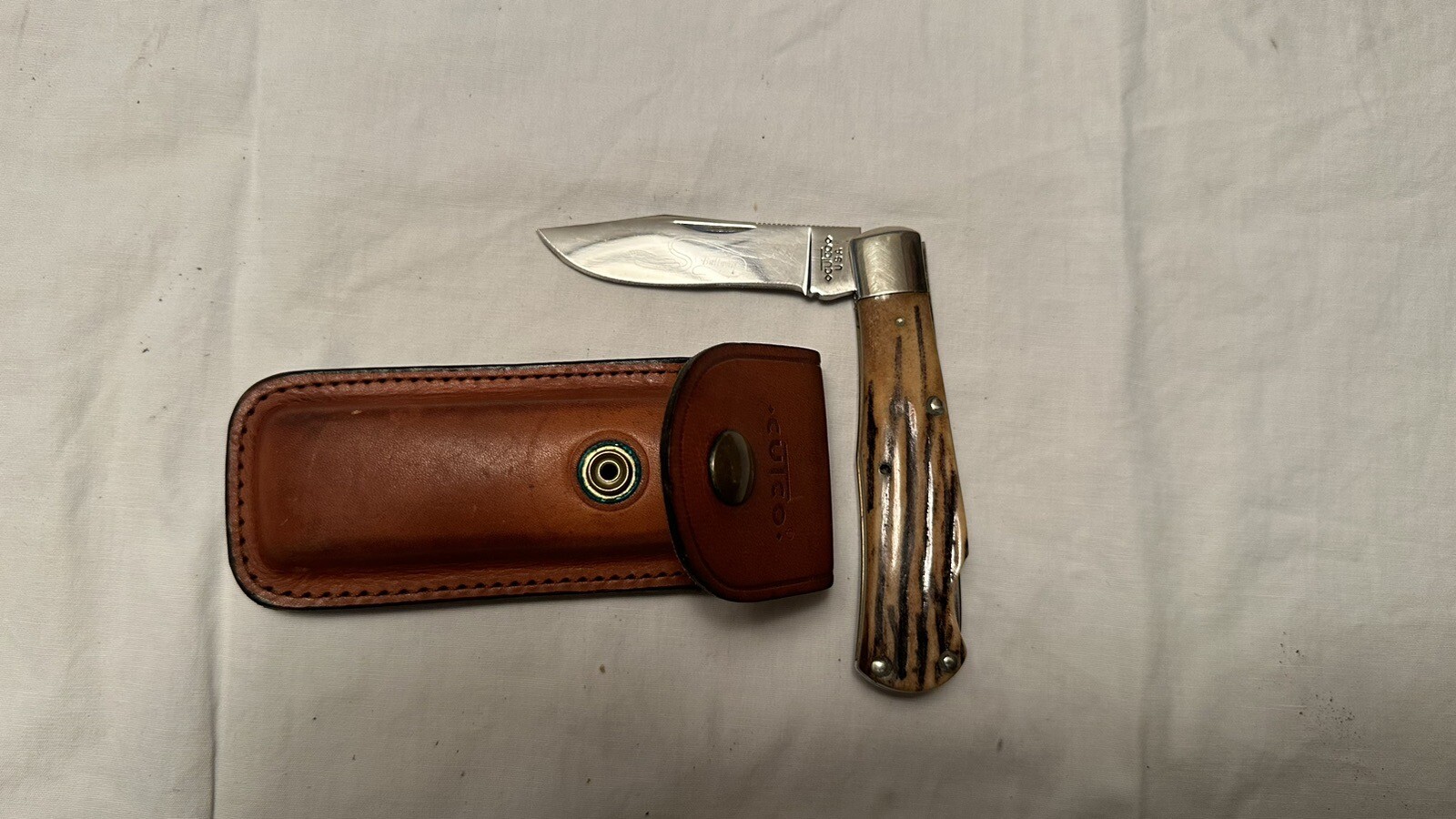 Cutco 1882 Stag Handle Folding Hunting Knife! eBay