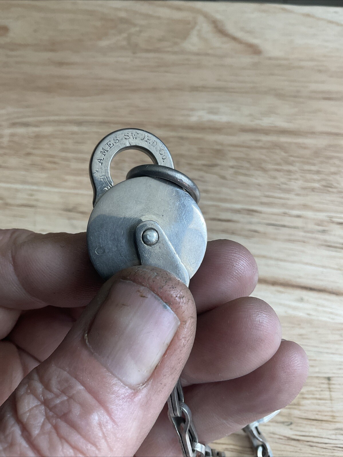 Vintage Ames Sword Co. Spare Tire Lock Sept 19 1882 No Key