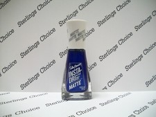 Sally Hansen Insta Dri Matte Nail Polish 013 Blue Steel