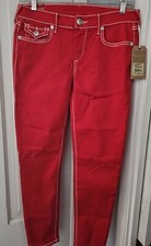 TRUE RELIGION "CASEY" W/FLAPS CROP SUPER T..W27..SUPER SKINNY..NWT..