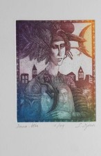 020 ACQUAFORTE ORIGINALE DI SUSANNA EGRESI "DONNA ALBA"