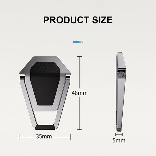 1 Pair Non-slip Notebook Bracket Foldable Support for HP Dell Lenovo - Photo 6/11