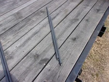 ONE..BLACK.MILITARY TENT DRASH REPLACEMENT POLE "POLE ONLY- NO TENT-BLACK- ARMY