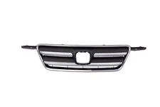 AM New Front Grille Chrome Shell w/Gray Insert Plastic For 05-06 Honda CRV