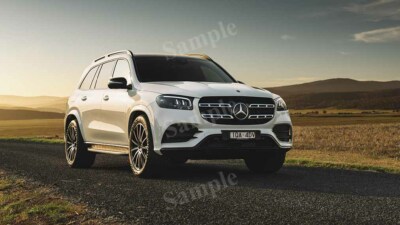 Mercedes Benz GLS 400 D 4matic AMG Line High Res Wall Decor Print Photo Poster