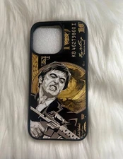 Handmade Tony Montana Printed Phone Case Iphone / Samsung Scarface