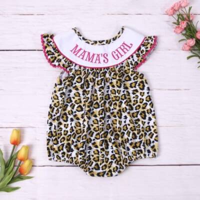NEW Boutique Mama's Girl Mother's Day Baby Girls Romper Jumpsuit