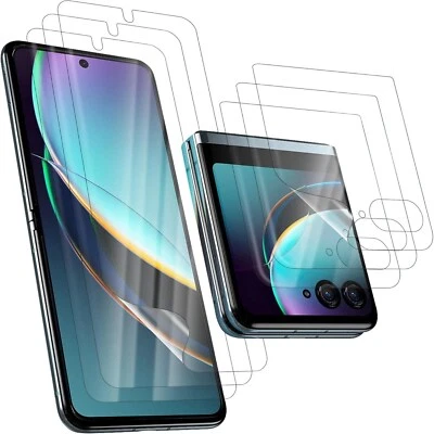 3 Pack Anti Scratch Tempered Glass Screen Protector for Motorola Razr 2024/ 2025