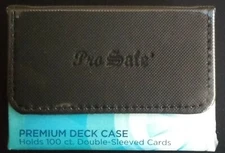 PRO SAFE Black 100+ Premium Deck Case Side Loading Card Box NEW Free Shipping!!