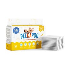 Peekapoo - Disposable Changing Pad Liners 50 Pack Super Soft, Ultra Absorbe...
