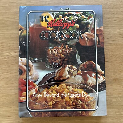 Kelloggs Beyond The Cereal Cookbook Corn Flakes Rice Krispies 1978 1st Printing