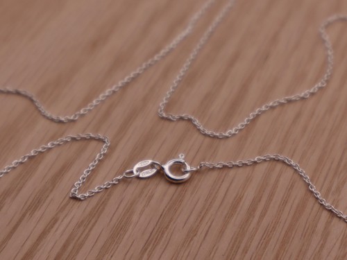 925 Sterling Silver TRACE CHAIN Necklace 14", 16", 18", 20", 24" inch inches - Picture 5 of 6