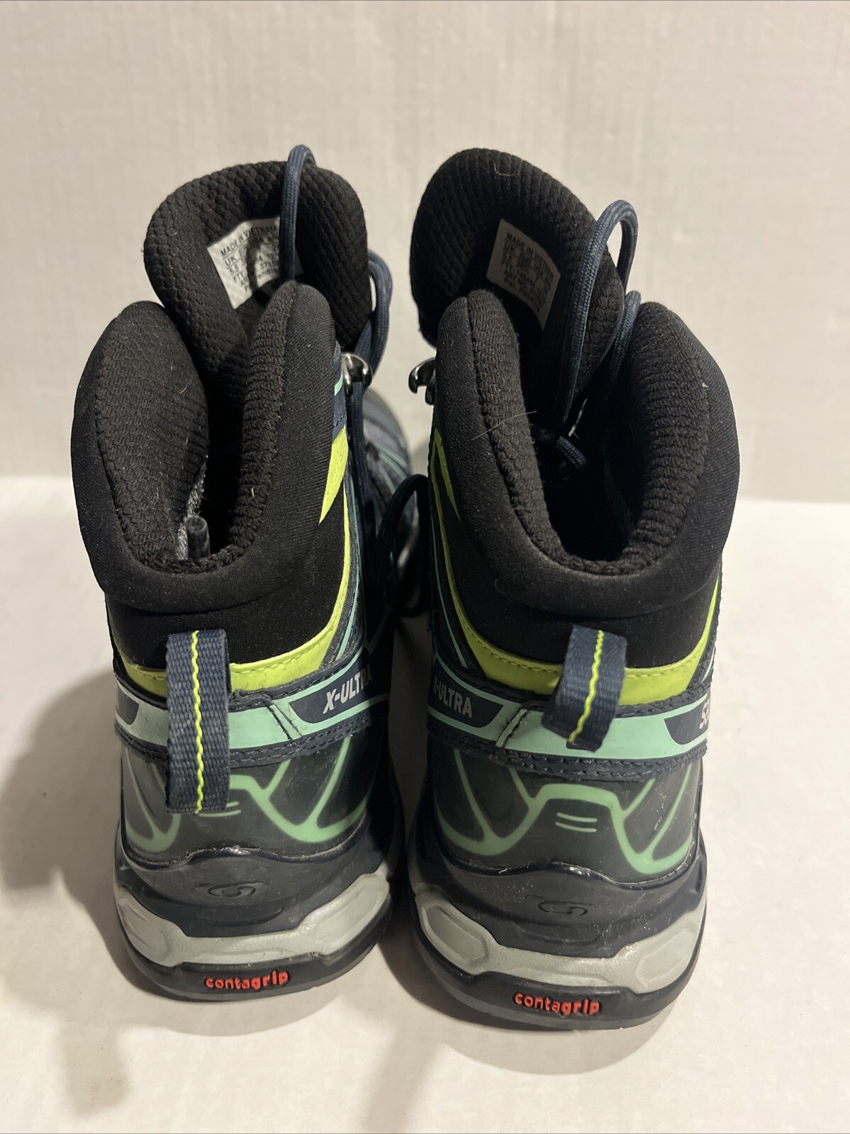 Stivali da trekking Salomon donna X Ultra Mid GTX taglia 7 scarpa GoreTex blu