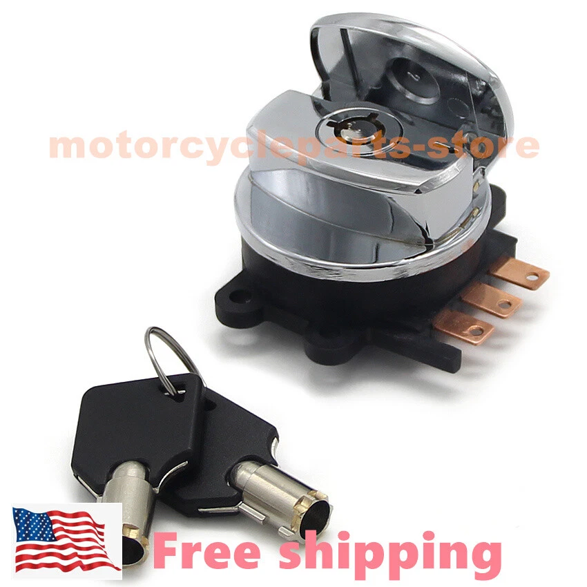 For Harley Davidson Ignition Switch Keys FLSTC HERITAGE SOFTAIL CLASSIC 1996-09 Foto 3 de 4