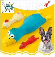 Buntes Hundespielzeug Quietsche VOGEL zum Toben und Jagen 3 Farben Auswahl